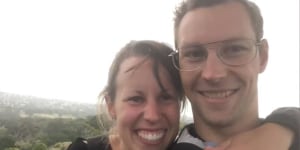They said'yes':Three couples engaged on hot air balloon which got tangled in a tree