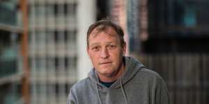 Colin Johnstone,who was sleeping rough until COVID-19 hit.