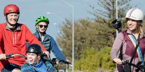 Separated bike paths around the Swan River have rated highly on the BikeSpot 2023 survey.