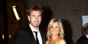 Shane and Katherine Tuck at the Brownlow in 2009.