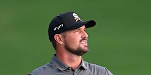 Bryson DeChambeau during round one of the US PGA.