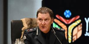 Chief Commissioner of Victoria Police Shane Patton appeared at the Yoorrook Justice Commission in May.