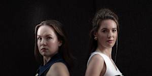 Mezzo Soprano Emily Edmonds,left,and conductor Elaine Kelly present Mary Motorhead,the Irish opera that is a long way from Verdi.