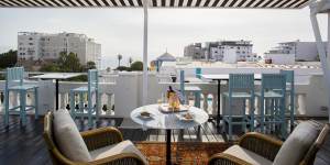 Rooftop at Hotel B,an art hotel within a historic building