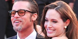 Brad Pitt and Angelina Jolie.