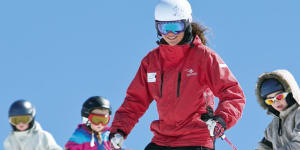 A lower centre of gravity and youthful fearlessness make learning to ski easy for children. 