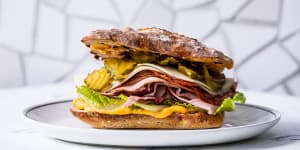 Fabbrica’s deli sandwich will be available at the Rozelle bread shop.