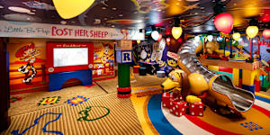 Disney replaced the area planned for a casino by the ship’s previous owners with a giant kids’ club.