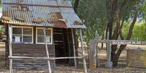 An old gem miner's shack.