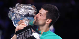 Novak Djokovic won the 2021 Australian Open.