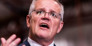 Prime Minister Scott Morrison agrees with people pushing to have transgender women banned from female sports.