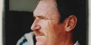 Allan Border during the 1993 Ashes tour.
