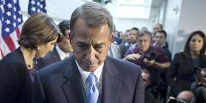 Former House Speaker,Republican John Boehner.