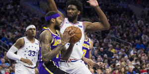 Embiid dominates as new-look 76ers overcome LeBron's Lakers