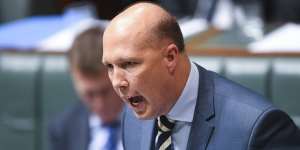Home Affairs Minister Peter Dutton will have new powers under the laws.