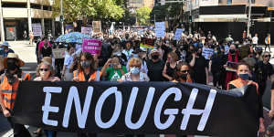 Hours after women marched for justice,Gladys Berejiklian decided to commemorate yet another man