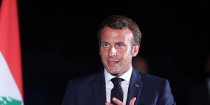 Macron draws up reform roadmap for crisis-ridden Lebanon