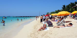 Doctor's Cave Beach Club at Montego Bay has been one of the most famous beaches in Jamaica for nearly a century.