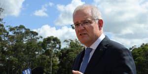 Prime Minister Scott Morrison held a press conference in Tomago,NSW where he announced his opposition to gas drilling offshore from Sydney’s Northern Beaches. 