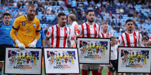 Socceroos honoured as Le Fondre stars for Sydney FC in win over City