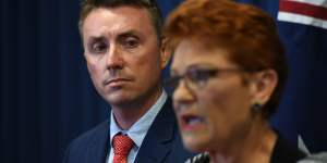 One Nation Senator Pauline Hanson launched a furious defence of her chief of staff,James Ashby,at a press conference on Thursday. 