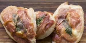 Chicken saltimbocca.