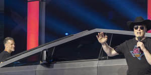Elon Musk launches a new Tesla facility in April. From fancy dress and intemperate outbursts online to flirting with conspiracy theories,Musk’s antics have won him legions of admirers who see him as an independent-minded genius. Others think he is a dangerous fool.