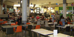 Everything tastes better when you’re eating in a food court like this.