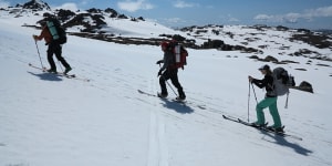 The extremes of backcountry skiing in Kosciuszko's high wilderness