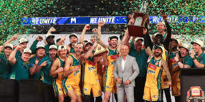In just their third season,the Tasmanian JackJumpers were crowned NBL champions.