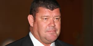 The royal commission report recommended that James Packer,who owns 37 per cent of Crown,should have to sell down his stake to under 5 per cent by 2024.