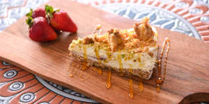 Baklava cheesecake.