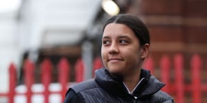 Sam Kerr has pleaded not guity to the charges in the UK.
