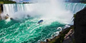  Niagara Falls:also in New York state.