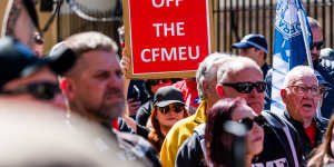 The CFMEU’s taking it to the streets is protecting corrupted turf