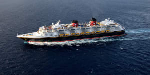 Disney cruise ship arrives in Australia for the first time