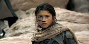 Zendaya plays a mysterious young warrior in Dune.