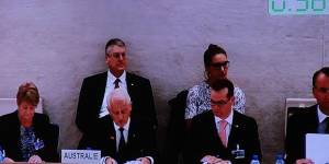 Veteran MP Philip Ruddock joined Australia's delegation at the UN forum,defending Australia's human rights record.