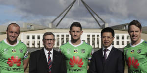 Huawei hopes for brand boost from Raiders grand final appearance