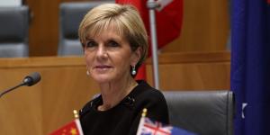 Former foreign affairs minister Julie Bishop is headed to China to help repair bilateral relations.