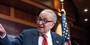 Progressive Democrats are calling on the party’s Senate leader Chuck Schumer to resign.