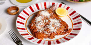 Veal cotoletta at Gran Torino.