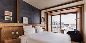 The rooms are cleverly designed and feature huge picture windows.