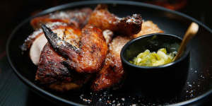 Go-to dish:Pollo a la braza (Peruvian roasted chicken).