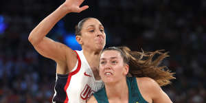 Isobel Borlase broke through for the Opals.