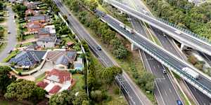 Motorists on Sydney’s M7. 