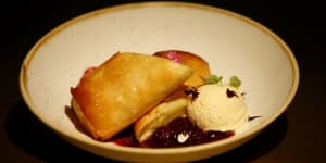 Pork belly baklava? Sydney chef David Tsirekas is back