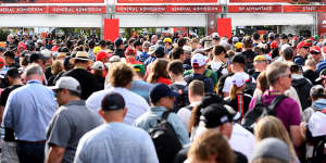 Fans lined up for the first day of the Grand Prix in 2020,but the gates never opened. It was cancelled at the 11th hour due to COVID-19.