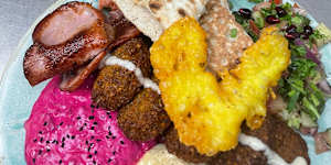 Persian breakfast plate.