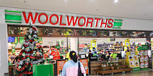 Eastwood Woolworths opened in 1976,and little has changed about its facade since then. 